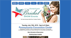 Desktop Screenshot of phillybridalshow.com